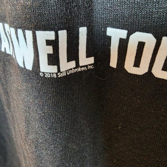 Lynyrd Skynyrd Farewell Tour Jersey T-Shirt Adult M Augusta Black Rock Band Tee - Picture 6 of 6